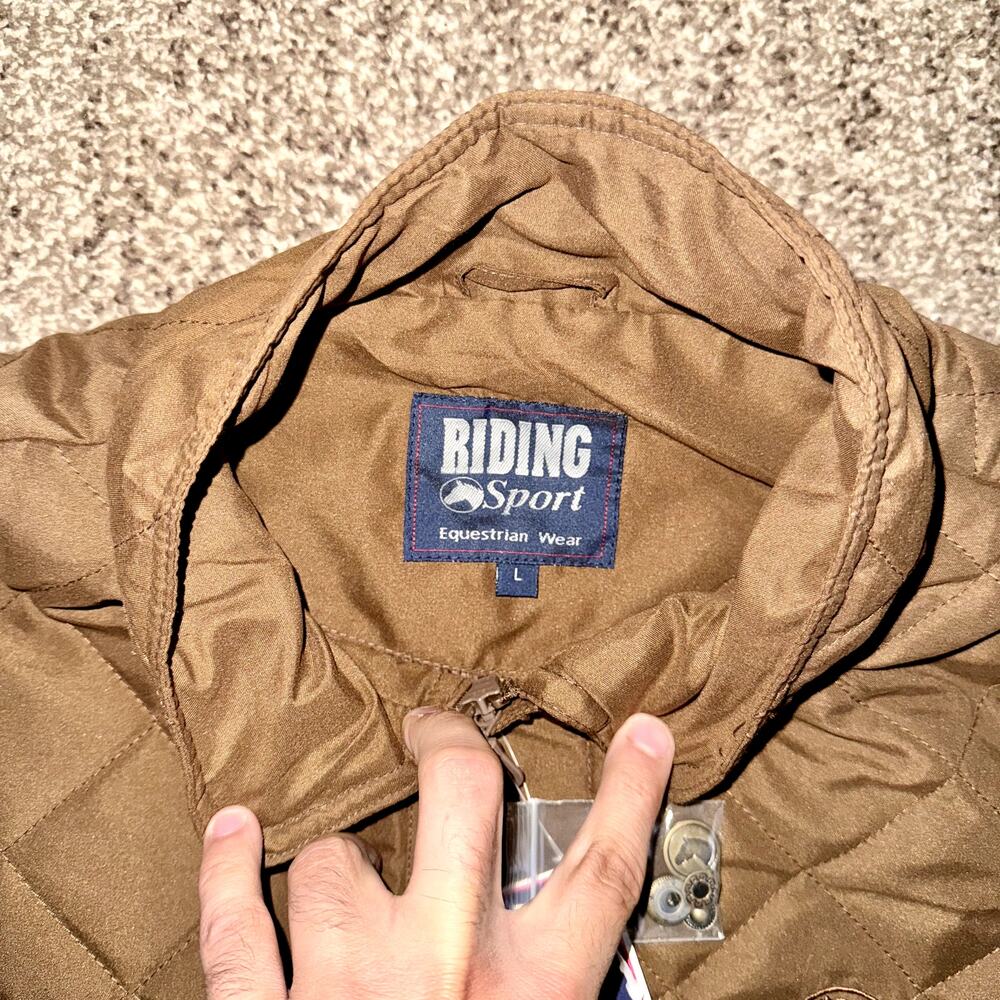 Dover Saddlery Brown Quilted Vest - Picture 3 of 11